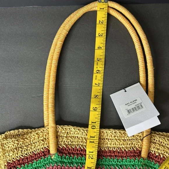 Suncoo Paris Aless Crochet Tote Bag NWT - Picture 7 of 10